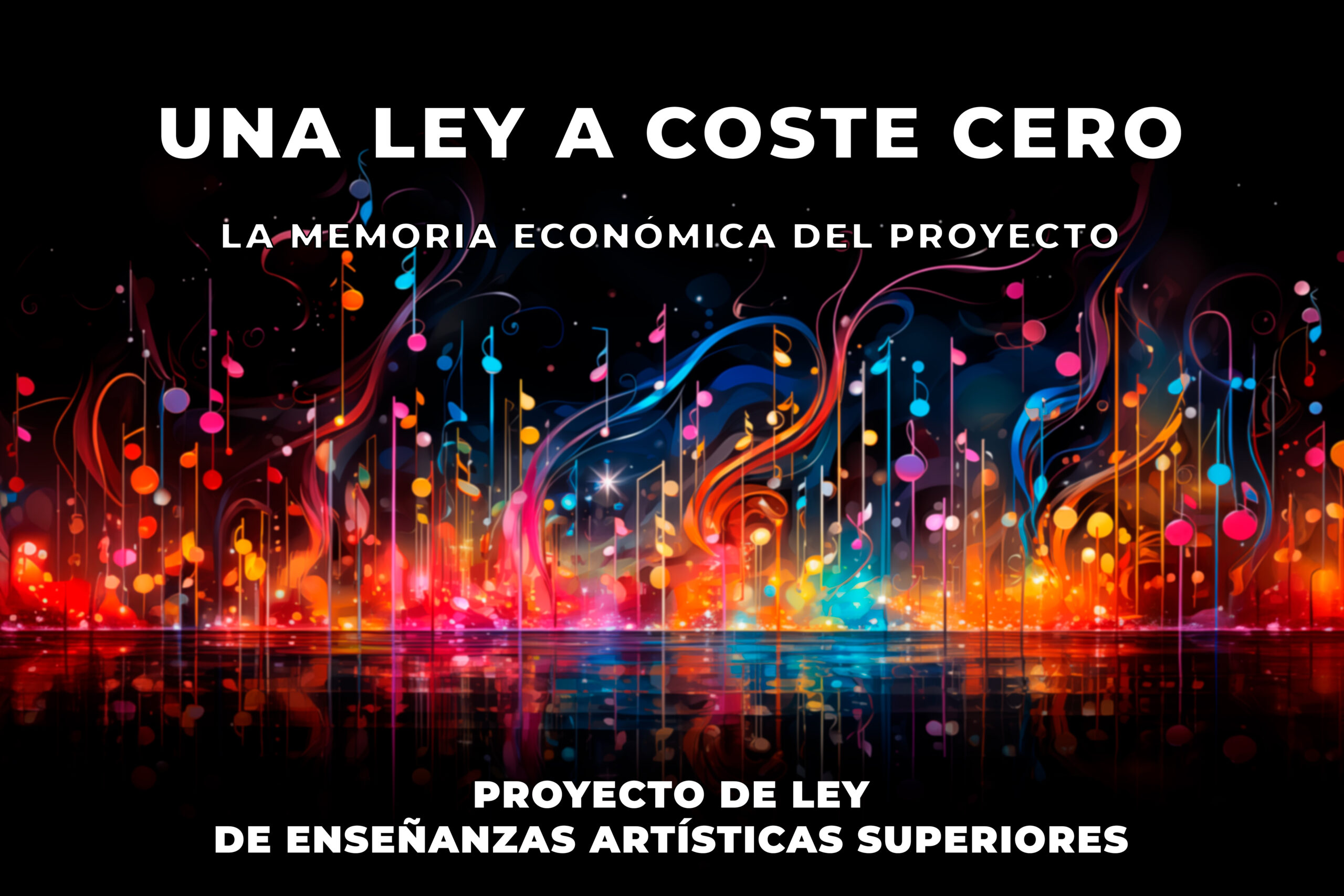 Capítulo 4: Una ley a coste cero – Memoria económica del proyecto de ley de enseñanzas artísticas superiores